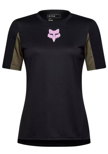 detail Dámsky cyklistický dres Fox W Defend SS Jersey Park Black 