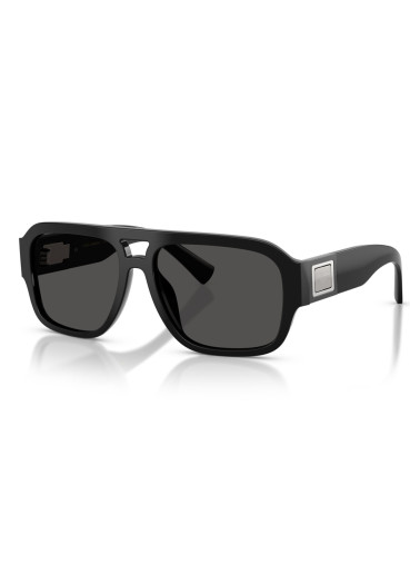 detail Dolce & Gabbana DG4506 501/8758 Black/Dark grey