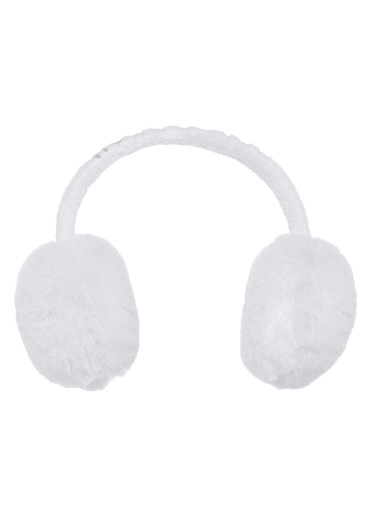 detail Dámske klapky na uši Goldbergh Fluffy Earwarmers White