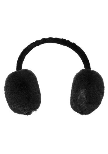 detail Dámske klapky na uši Goldbergh Fluffy Earwarmers Black