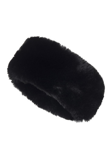 detail Dámska čelenka Goldbergh Froid Fluffy Headband Black