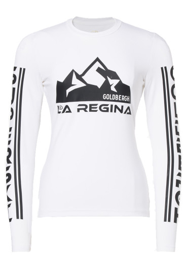 detail Dámske tričko Goldbergh Rosanna Long Sleeve Tee White