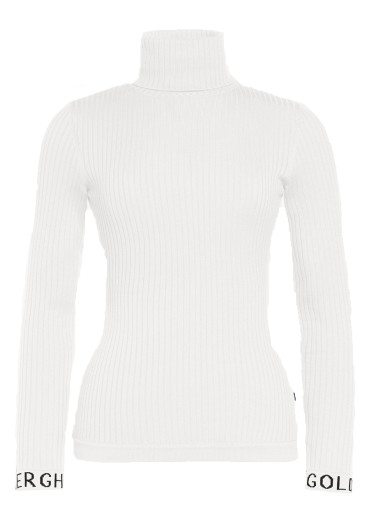 detail Dámsky rolák Goldbergh Mira Long Sleeve Knit Sweater Cream