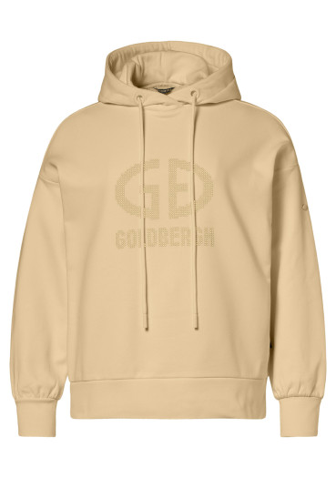 detail Dámska mikina Goldbergh Giorgia Hooded Sweater Caramello