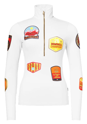 detail Dámske tričko Goldbergh Triumph Ski Pully White