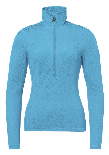 detail Dámske tričko Goldbergh Brina Ski Pully Turchese