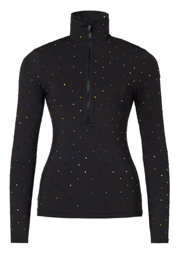 detail Dámske tričko Goldbergh Éclair Ski Pully Black