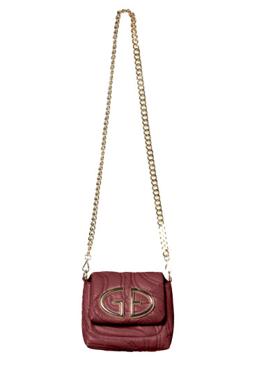 detail Dámska kabelka Goldbergh Orecchiette Clutch Vino Rosso