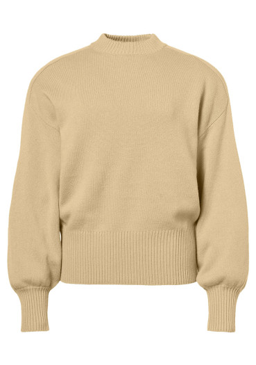 detail Dámsky sveter Goldbergh Nicoletta Long Sleeve Knit Swe Caramello