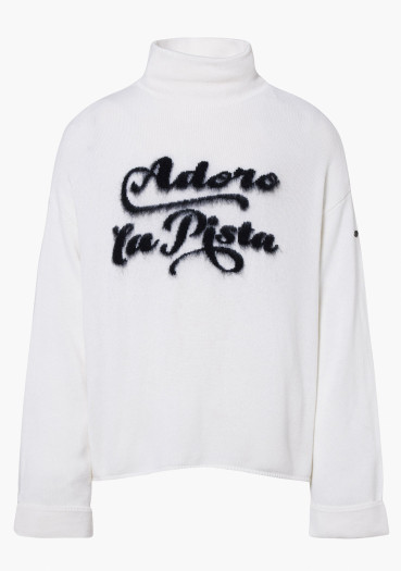 detail Dámsky sveter Goldbergh Bellissima Long Sleeve Knit Sw Cream