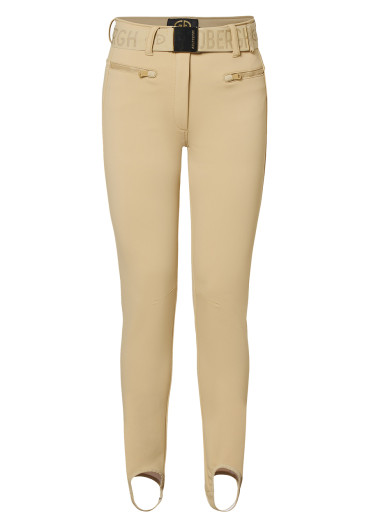 detail Dámske slim fit nohavice Goldbergh Paris Long Ski Pants Caramello