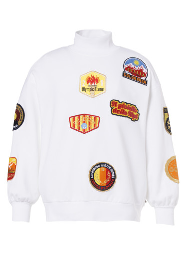 detail Dámska mikina Goldbergh Roma Turtle Neck Sweater White