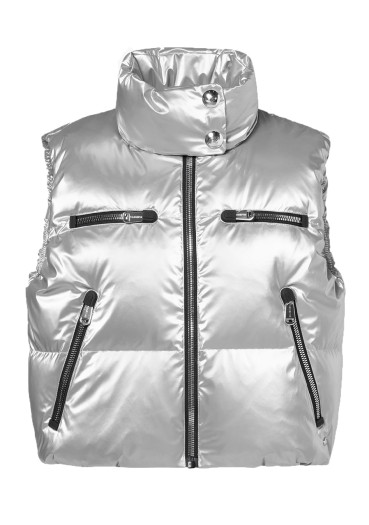 detail Dámska zimná vesta Goldbergh Éclat Bodywarmer Silver
