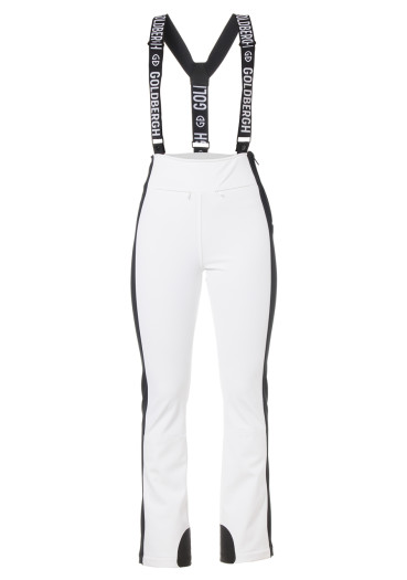 detail Dámske lyžiarske nohavice Goldbergh High End Ski Pants White