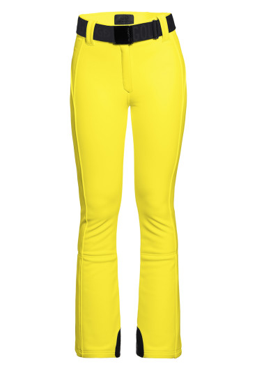 detail Dámske softshellové nohavice Goldbergh Pippa Long Ski Pants Limone