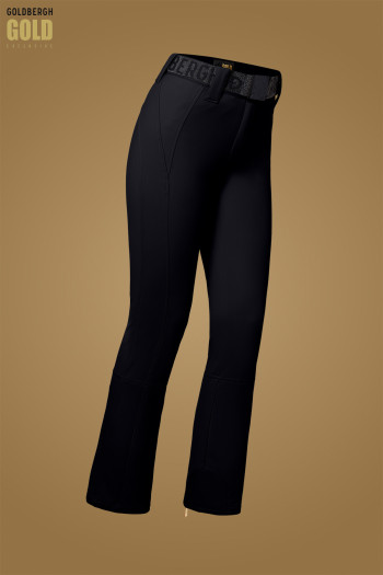 detail Dámske lyžiarske nohavice Goldbergh Pippa Gold Ski Pants Black