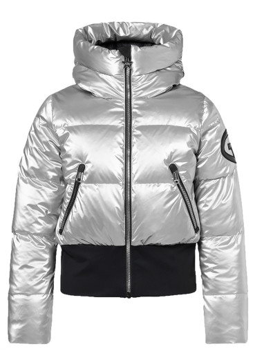 detail Dámska bunda Goldbergh Bombardino Ski Jacket Silver