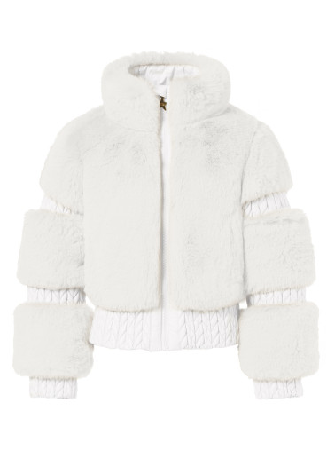 detail Dámska bunda Goldbergh Furry Ski Jacket Cream