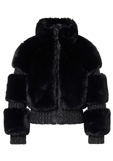 detail Dámska bunda Goldbergh Furry Ski Jacket Black