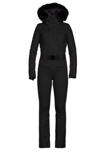 detail Dámska kombinéza Goldbergh Parry Long Ski Suit Faux Border Black