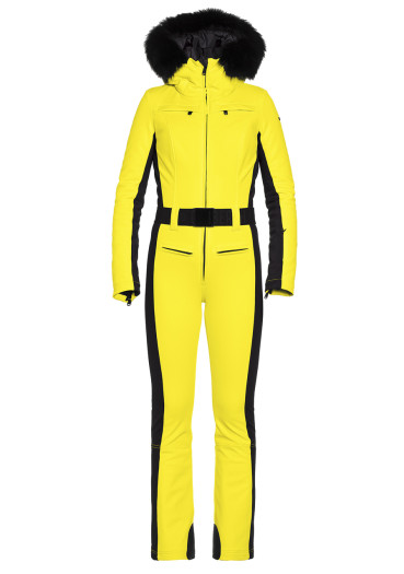 detail Dámska kombinéza Goldbergh Parry Ski Suit Faux Border Limone