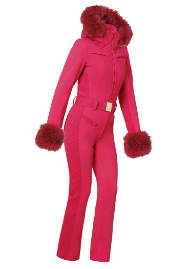detail Dámska kombinéza Goldbergh Angele Ski Suit Faux Border Italian Rose