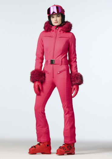 detail Dámska kombinéza Goldbergh Angele Ski Suit Faux Border Italian Rose
