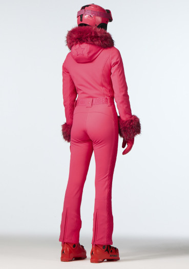 detail Dámska kombinéza Goldbergh Angele Ski Suit Faux Border Italian Rose