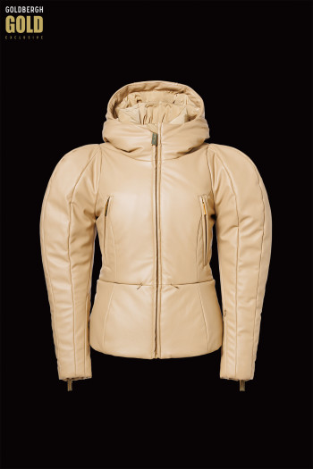 detail Dámska bunda Goldbergh Sogno Ski Jacket Caramello