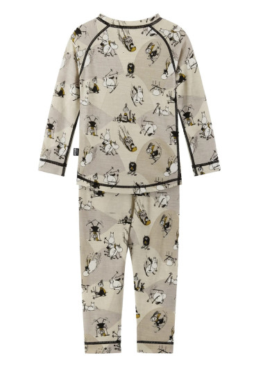 detail Set detskej funkčnej bielizne Reima Moomin Trivsam - Sandy Beige