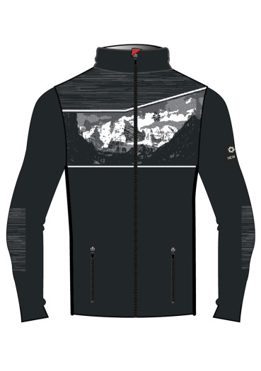 detail Newland N3 4165/0193 Man Full Zip Dark Grey/Wh