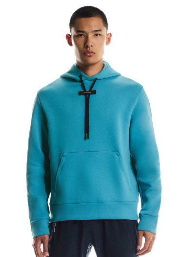 detail On Running Focus Tech Hoodie, Niagara