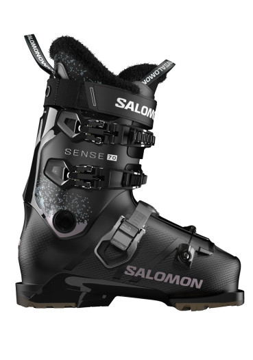 detail Zjazdové topánky Salomon SENSE 70 W GW Black/Black/Oil