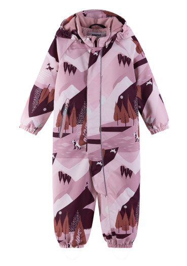 detail  Detská zimná kombinéza s membránou Reima Puhuri - Grey Pink 