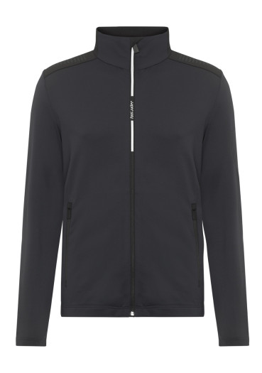 detail Pánska mikina Slim Fit Toni Sailer Valentin Men First Layer Black 100