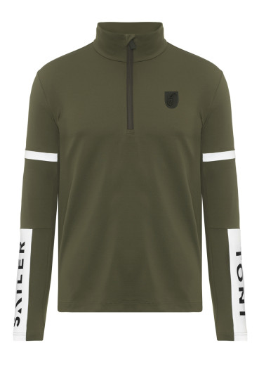 detail Pánska mikina Slim Fit Toni Sailer Pepe Men First Layer Dark Pine 637