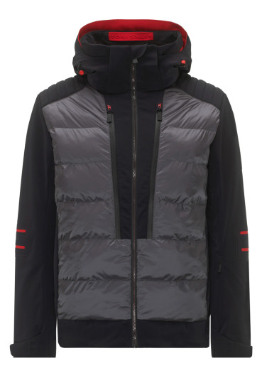 detail Pánska bunda Toni Sailer George Men Ski Jacket Black 100