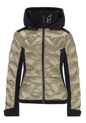detail Dámska bunda Toni Sailer Zoe Splendid W Ski Jacket Mineral Earth 510