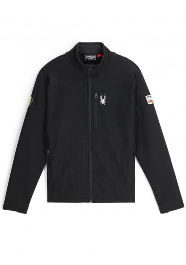 detail Pánska bunda Spyder 38A483504-BLK Wengen Bandit Jacket, Black