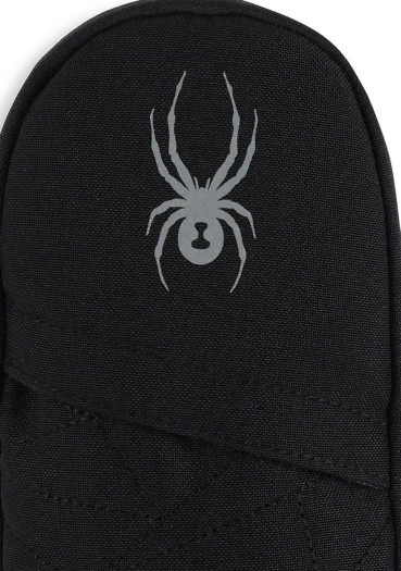detail Spyder 38F155420-BLK Toddler Cubby Ski Mittens, Black