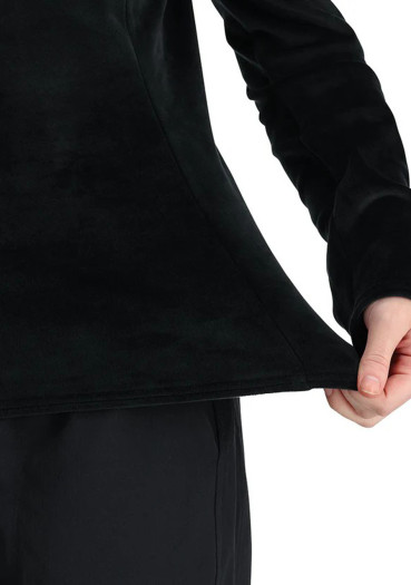 detail Spyder Shimmer Bug 1/2 Zip, Black