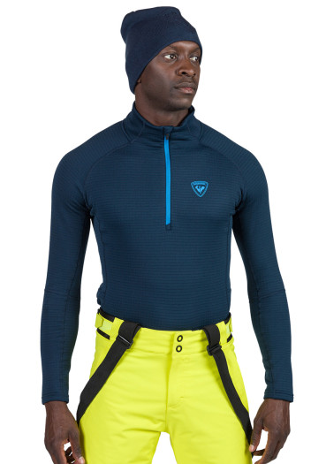 detail Pánska mikina Rossignol-BLACKSIDE FLEECE HZ-DARK NAVY