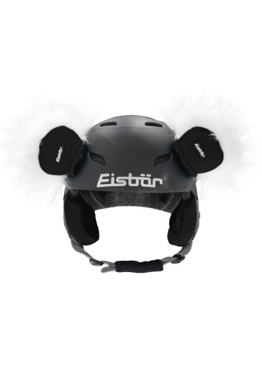 detail Medvedík Eisbär-Teddy Ears-weiß-schwarz