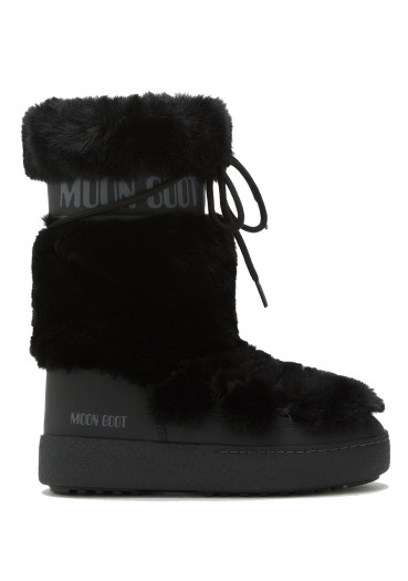 detail Dámske snehule Moon Boot LTRACK FAUX FUR HIGH WP-N001 BLACK