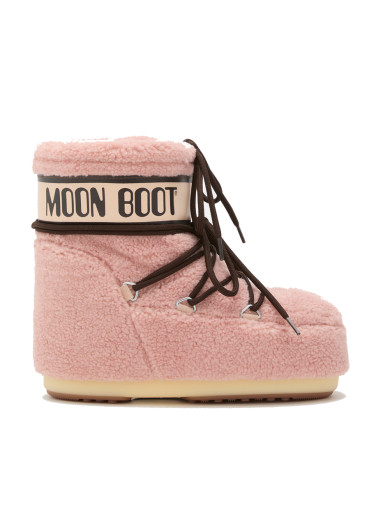 detail Dámske snehule Moon Boot ICON LOW FLEECE-J001 PINK