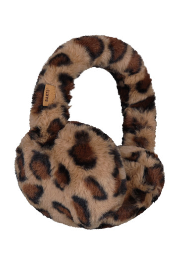 detail Klapky na uši Barts Big Fur Earmuffs Print Brown