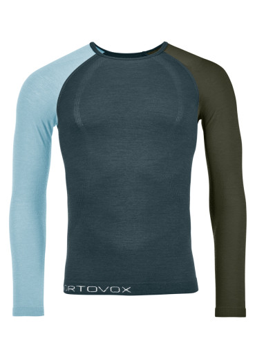 detail Pánske tričko Ortovox 120 Competition Light Long Sleeve M Dark Arctic Grey