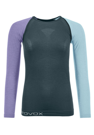 detail Ortovox 120 Competition Light Long Sleeve W Dark Arctic Grey
