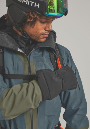 detail Batoh Ortovox Avabag Litric Freeride 28 Dark Wild Herbs 28 Liter