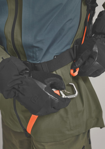 detail Batoh Ortovox Avabag Litric Freeride 28 Dark Wild Herbs 28 Liter
